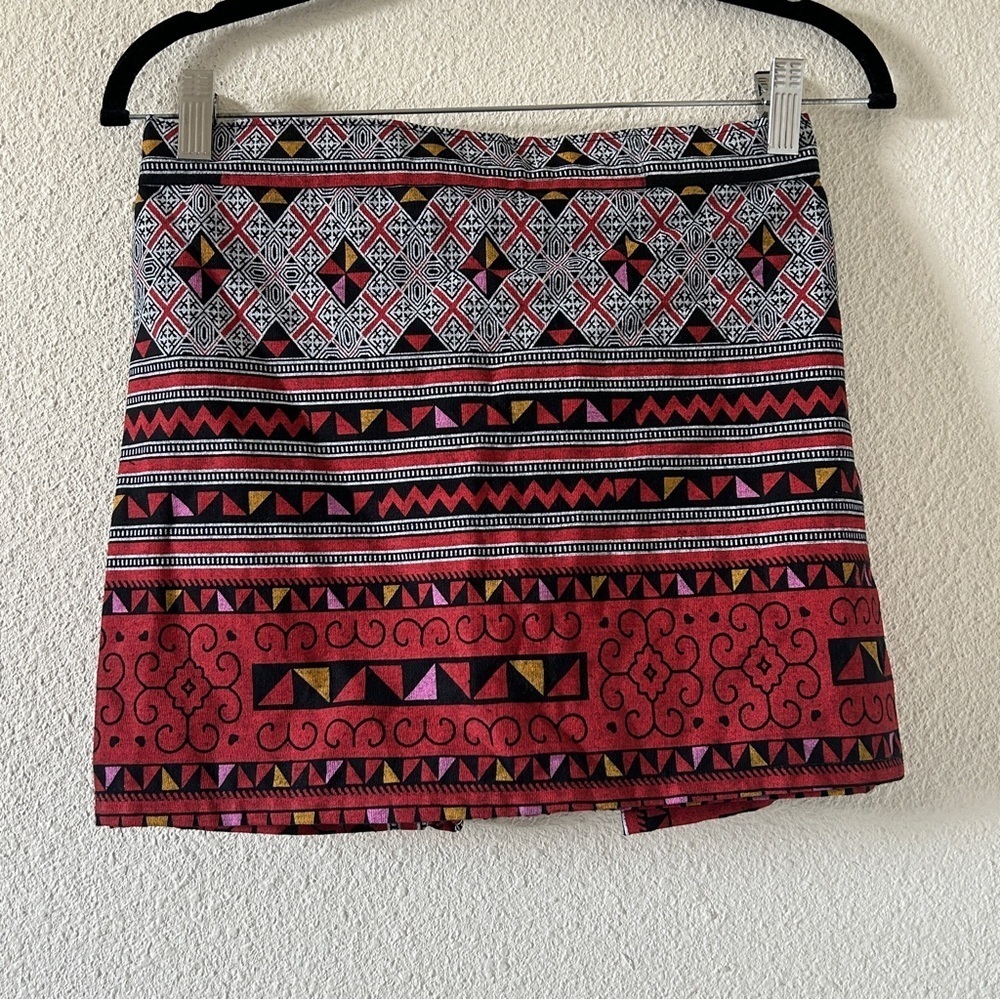 Handmade Skort Women’s S/M Tribal Print Festival Boho Summer